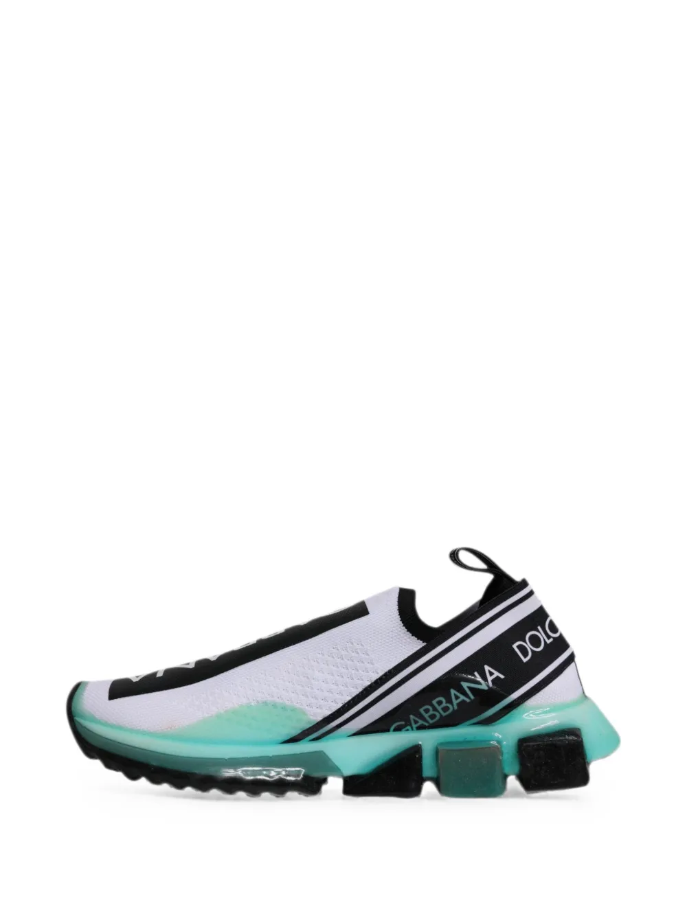 Dolce & Gabbana Sorrento sneakers met logoprint Wit