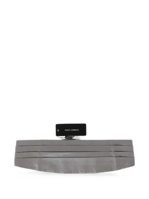 Dolce & Gabbana pleated silk cummerbund