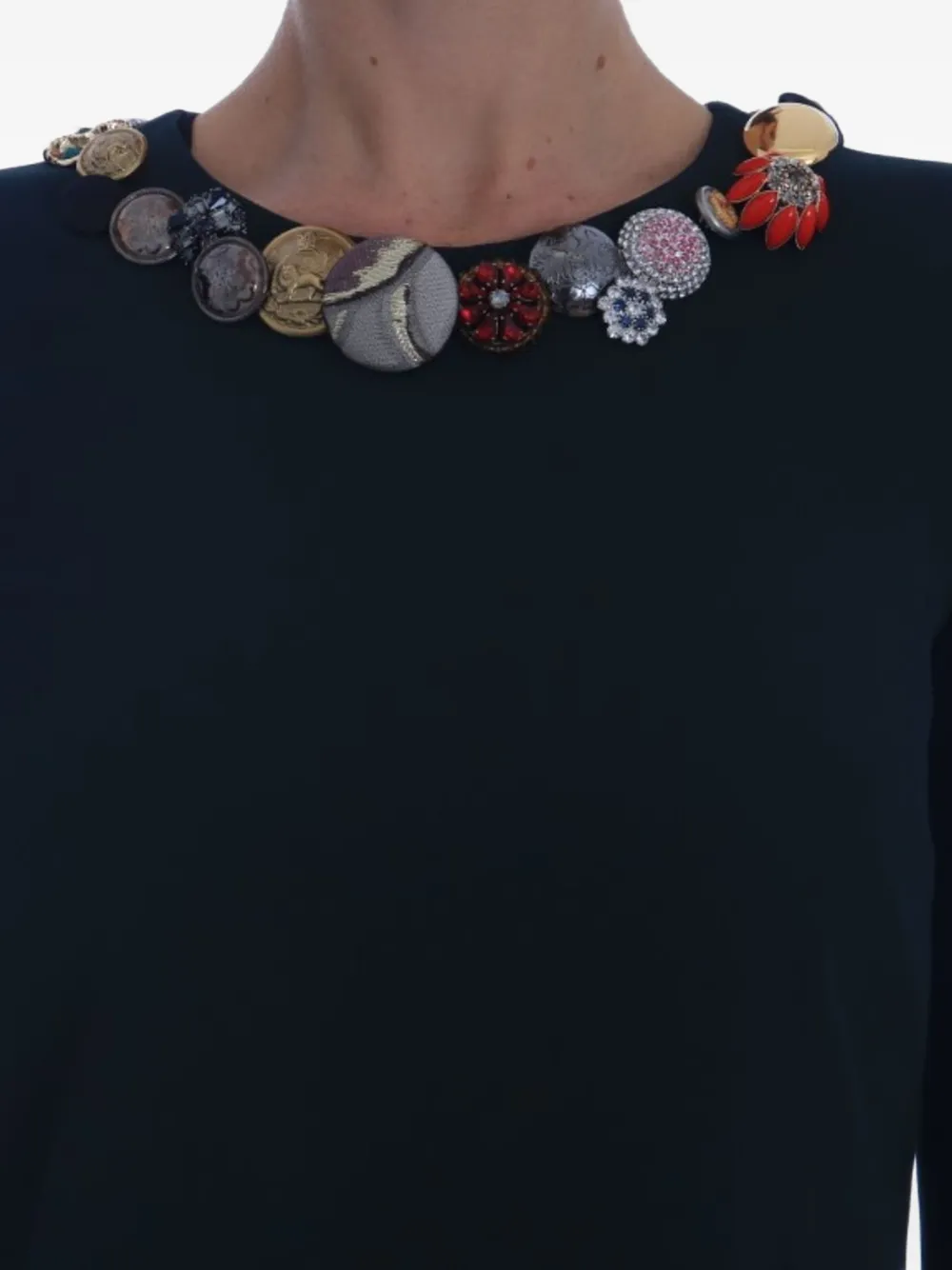 Dolce & Gabbana mini-jurk verfraaid met ruches Groen