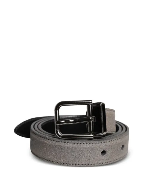 Dolce & Gabbana suede buckle belt