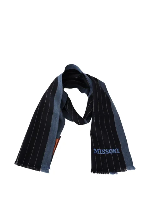 Missoni mascada con estampado de rayas diplomáticas