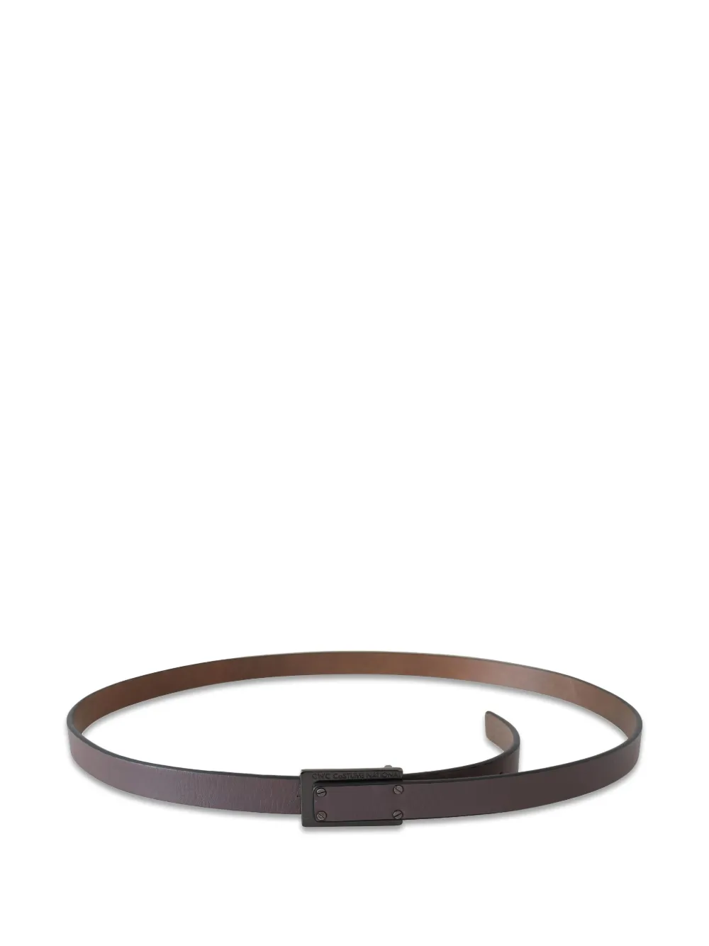 Costume National CNC riem met logogesp Bruin
