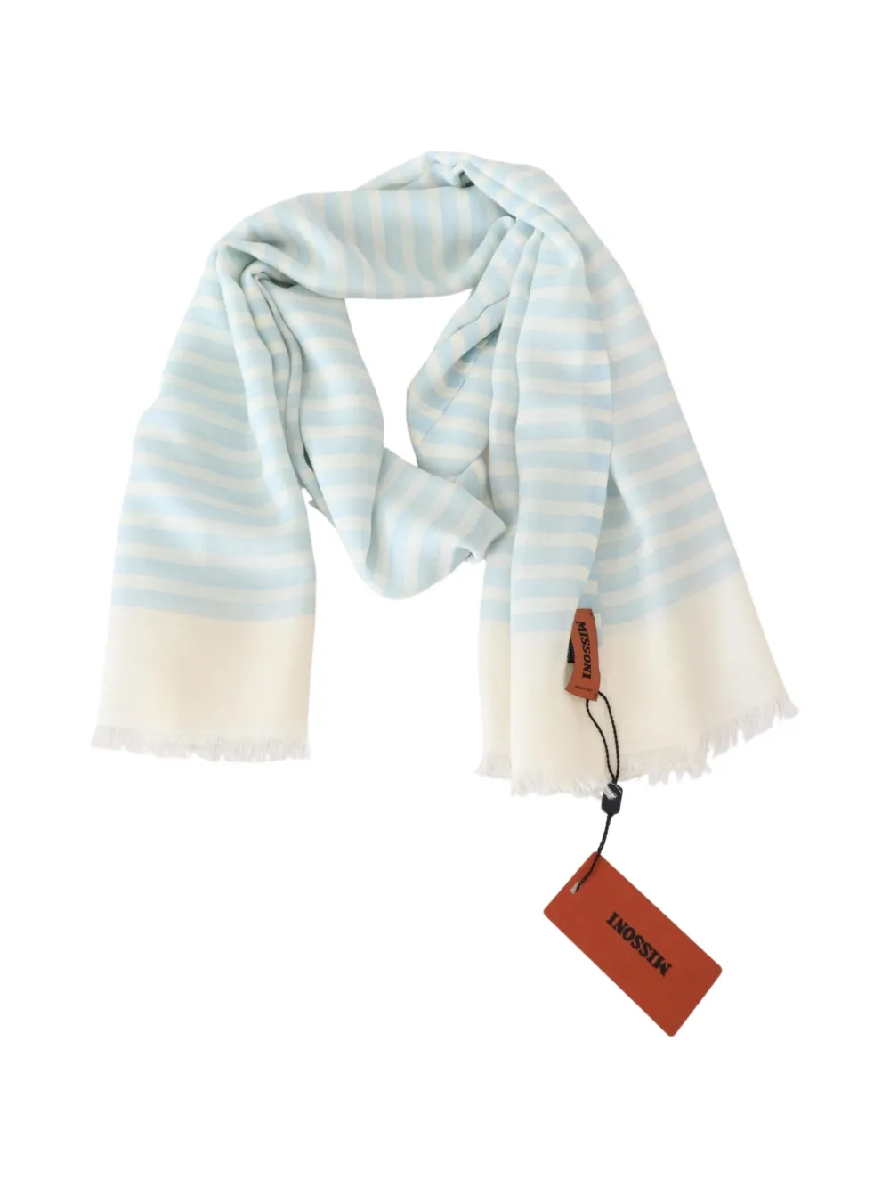 Missoni striped scarf - Blu
