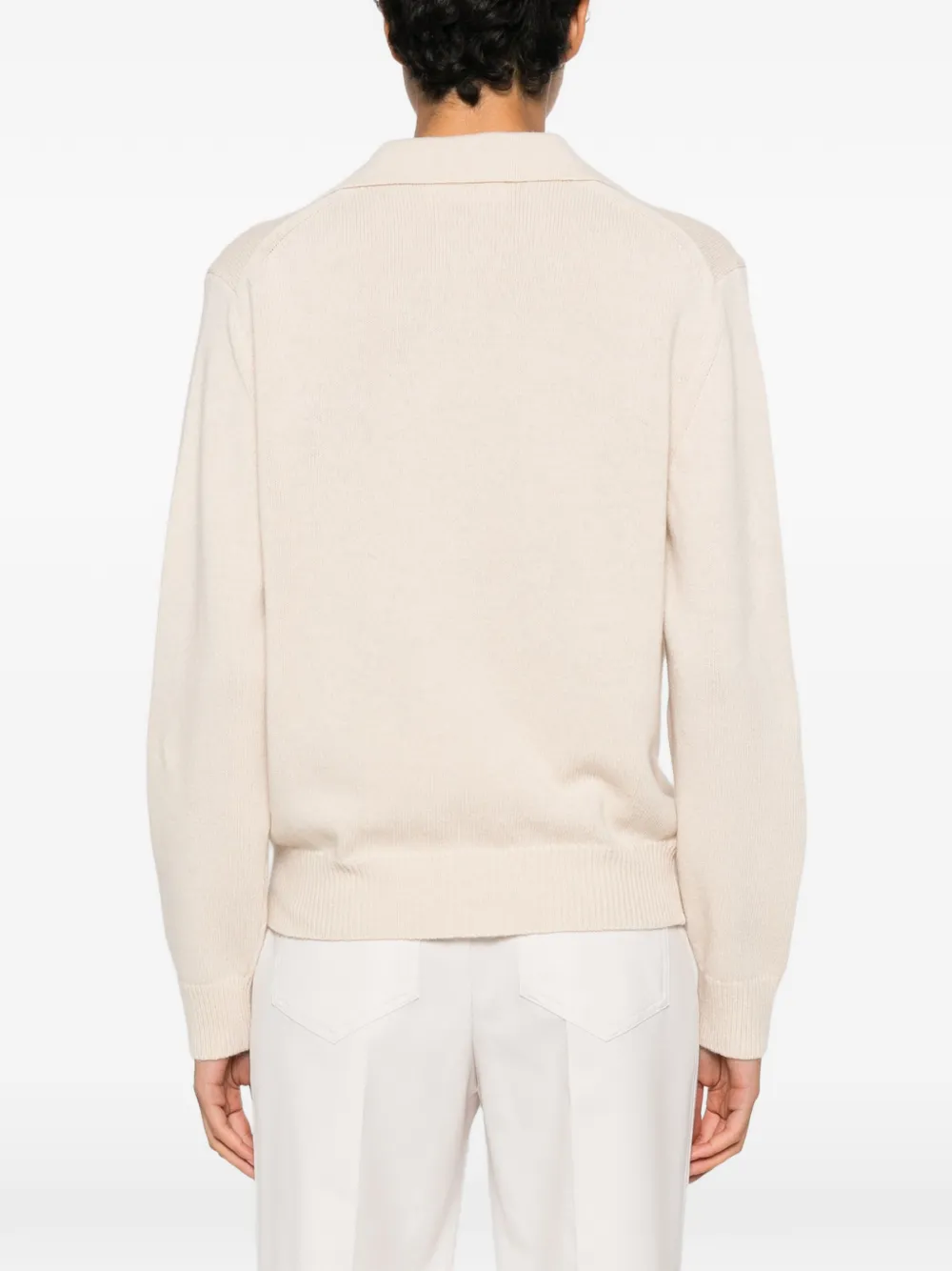 Victoria Beckham Trui met V-hals Beige