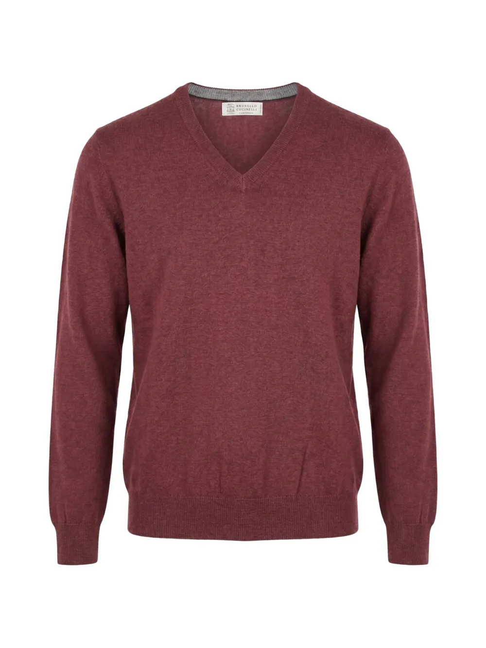 Brunello Cucinelli V-neck sweater - Red