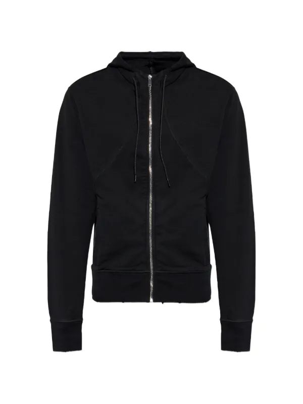 alexander mcqueen 黒のジップアップパーカー Alexander McQueen ジップアップ パーカー | ブラック | FARFETCH JP