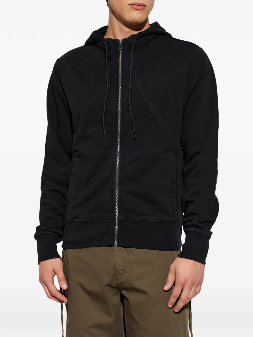 alexander mcqueen 黒のジップアップパーカー Alexander McQueen ジップアップ パーカー | ブラック | FARFETCH JP