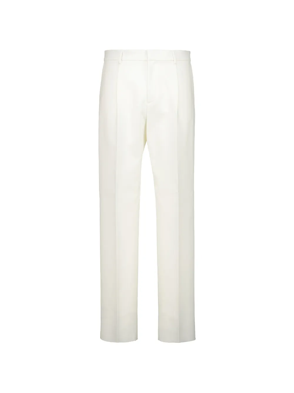 Ferragamo pleated straight-leg trousers - Bianco