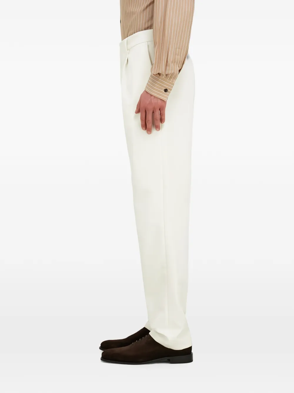 Ferragamo Straight plooibroek Beige