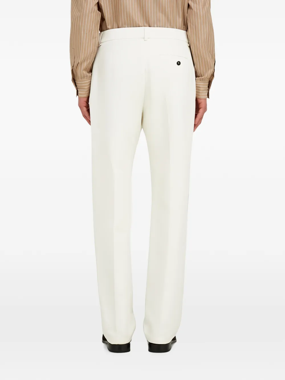 Ferragamo Straight plooibroek Beige