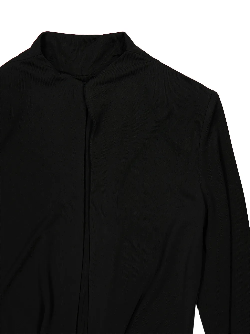 TOM FORD Crêpe jersey avondjurk met lange mouwen en uitgesneden details Zwart