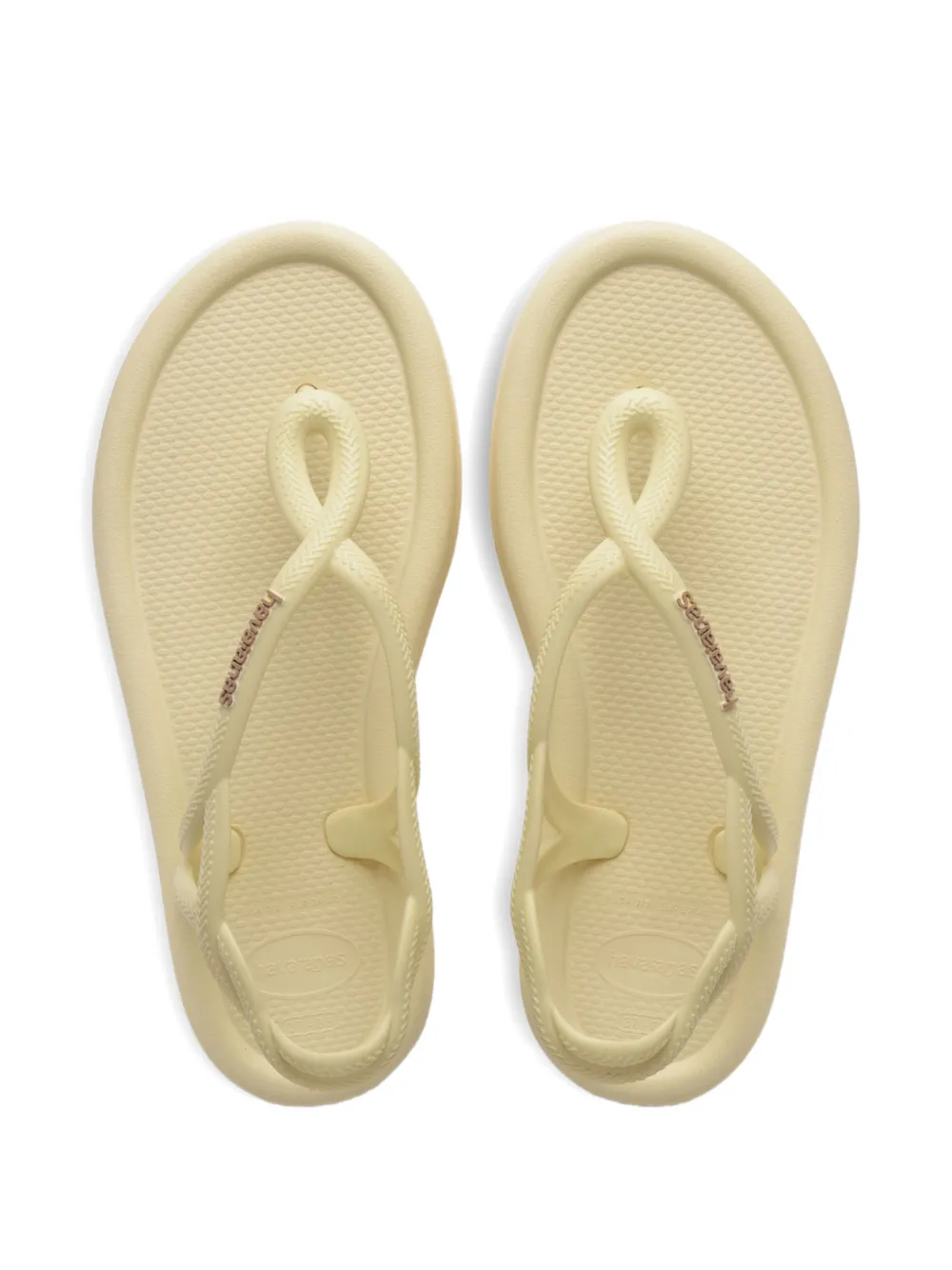 Havaianas Luna gewatteerde teenslippers Geel