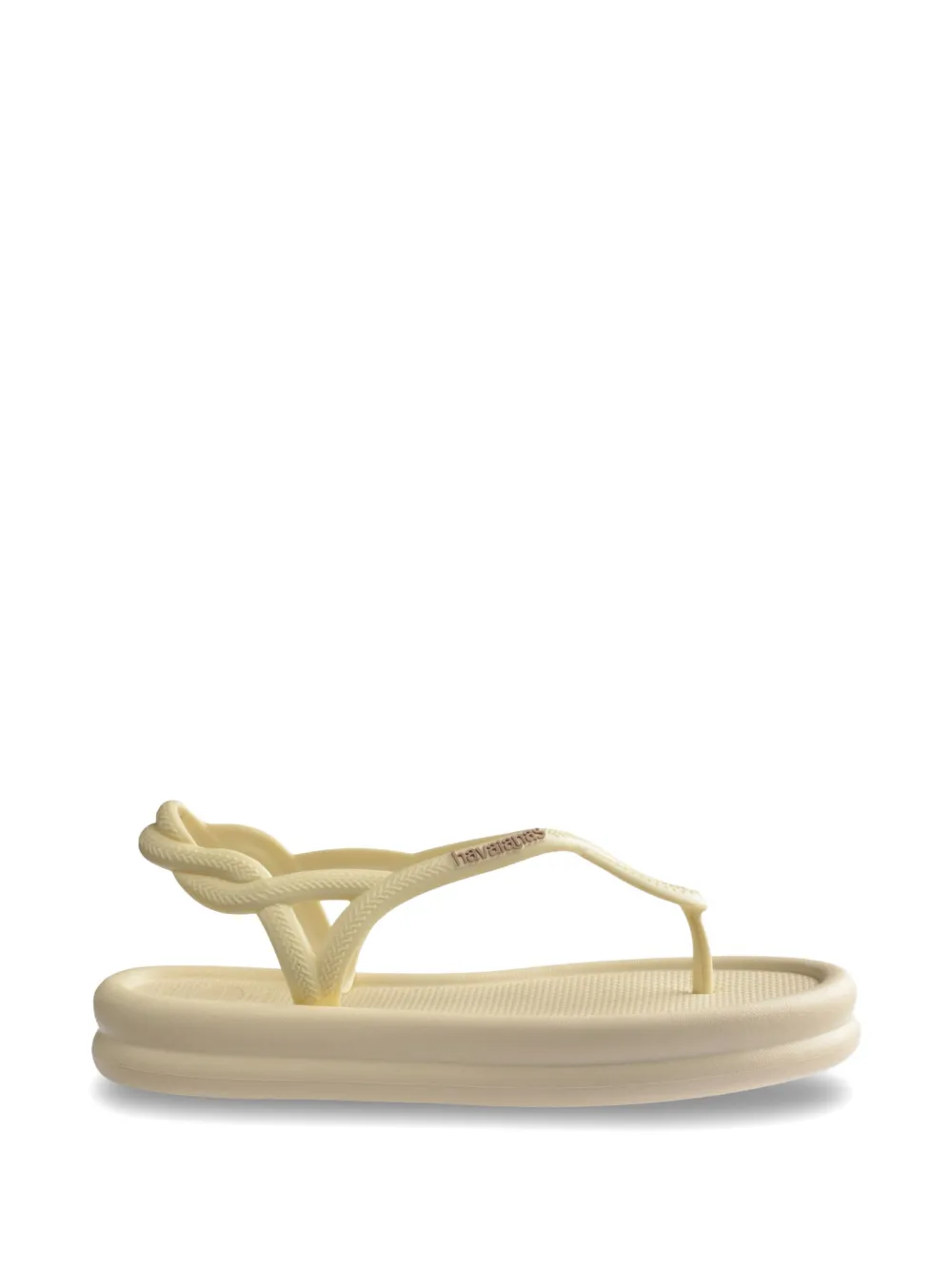 Havaianas Luna Puffed Up Flip Flops In Neutral