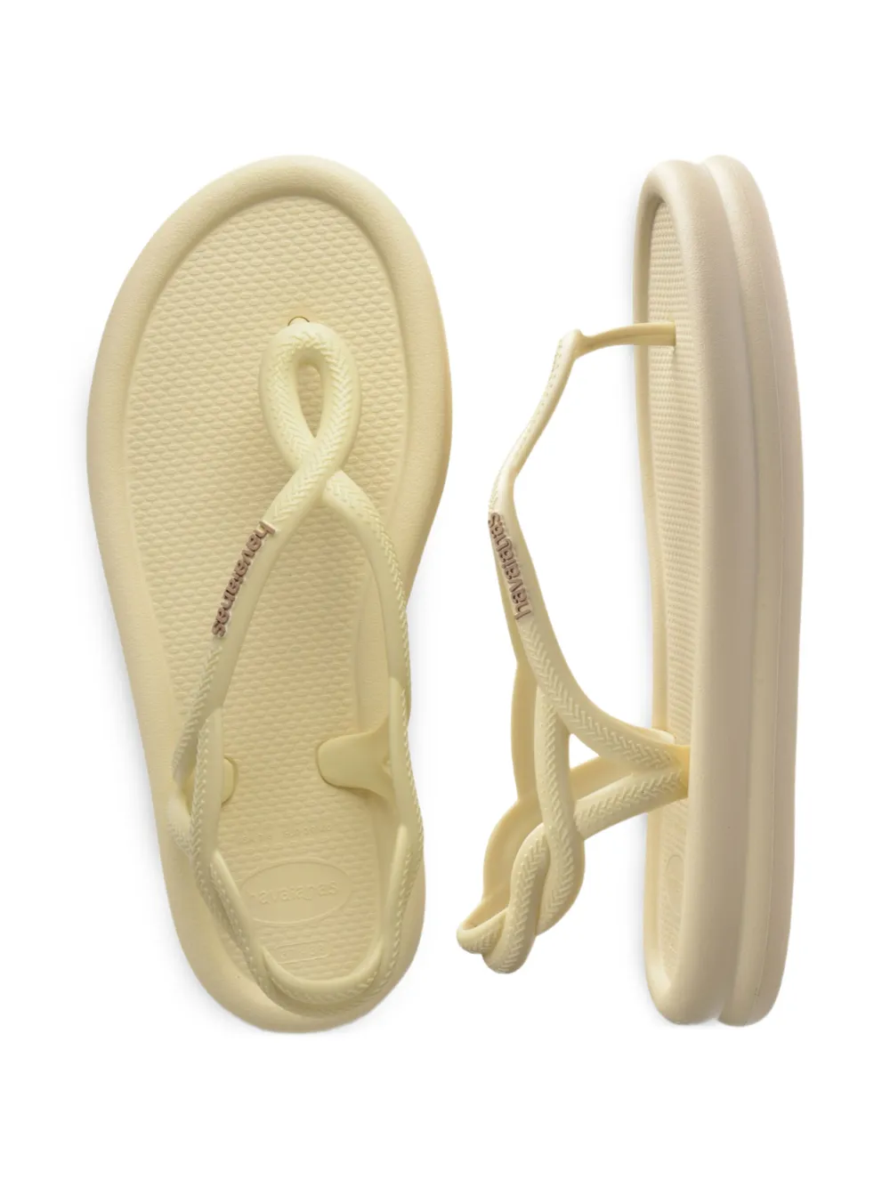 Havaianas Luna gewatteerde teenslippers Geel
