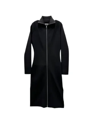 Jil Sander リブニット パーカーワンピース | ブラック | FARFETCH JP