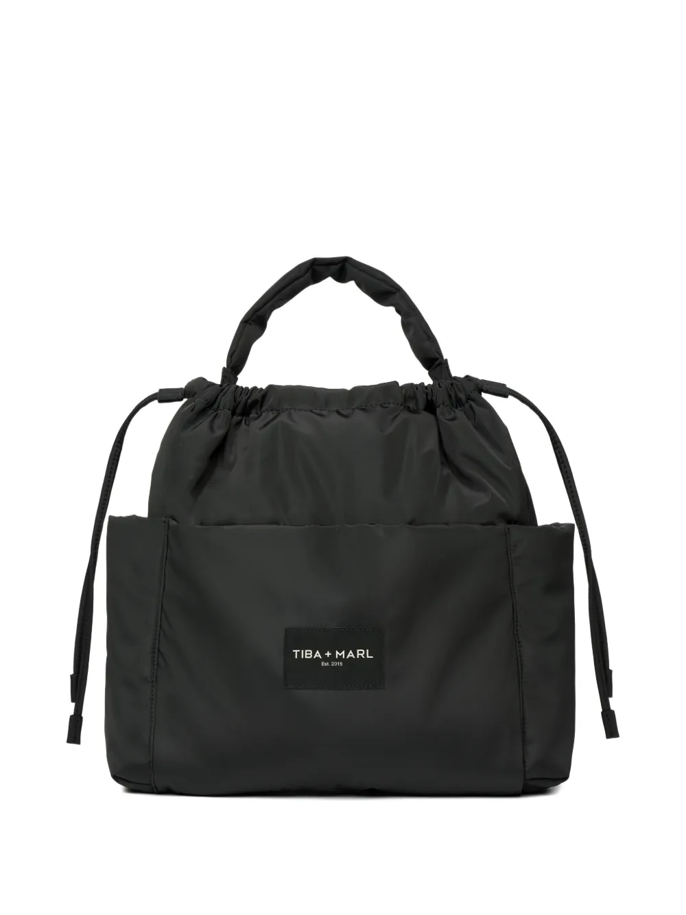 Tiba + Marl Luna drawstring changing bag - Schwarz