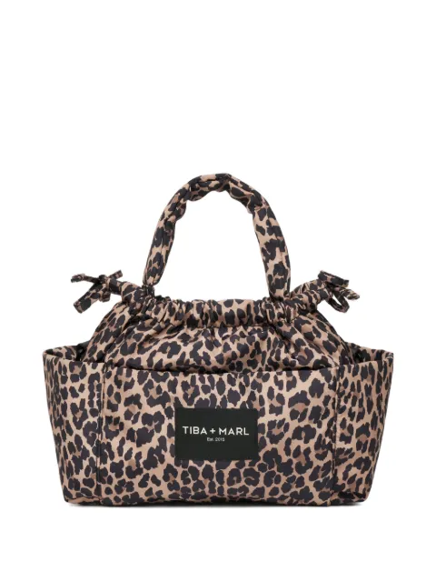 Tiba + Marl mini Luna leopard-print changing bag