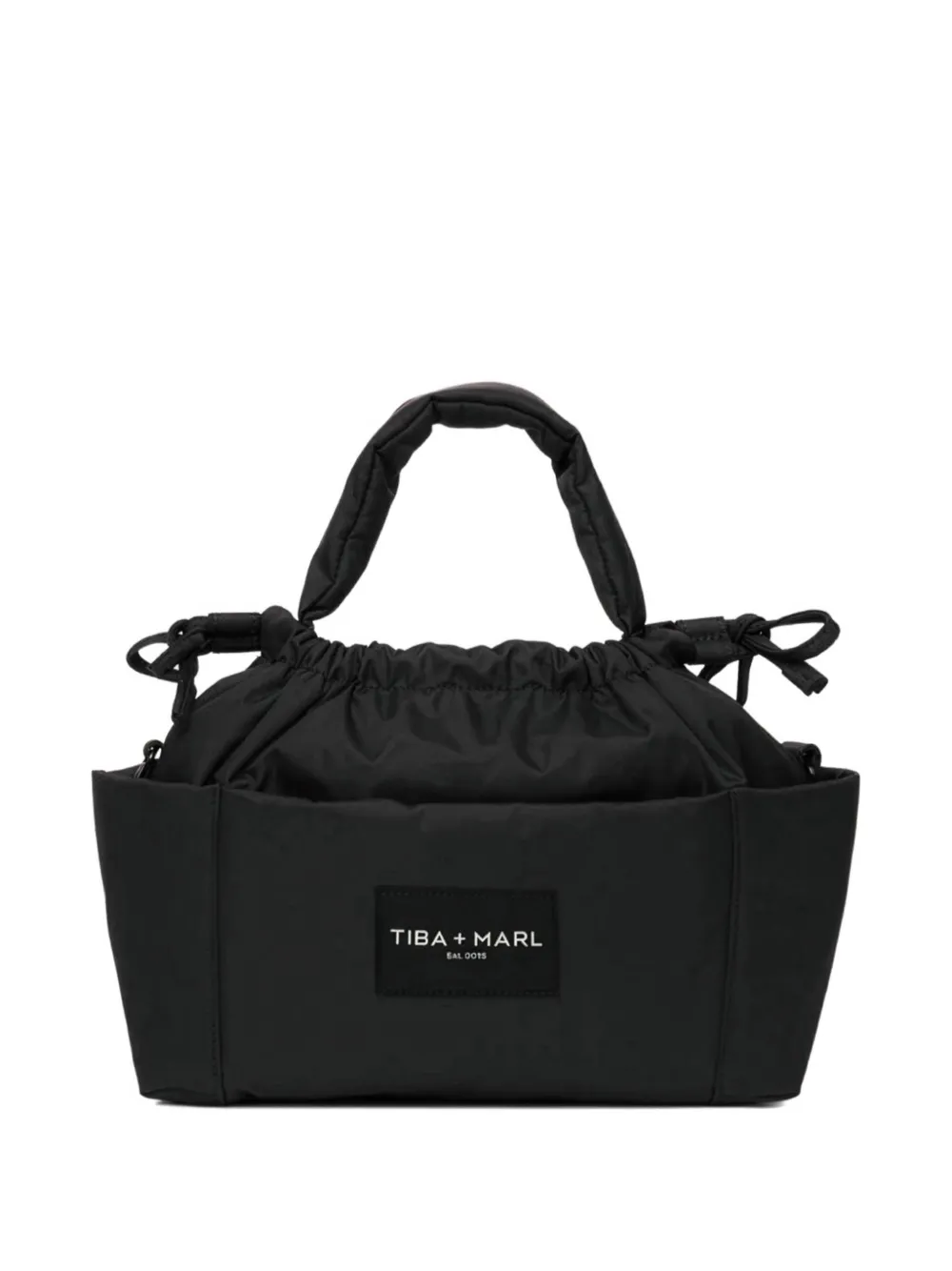 Tiba + Marl mini Luna drawstring changing bag - Schwarz