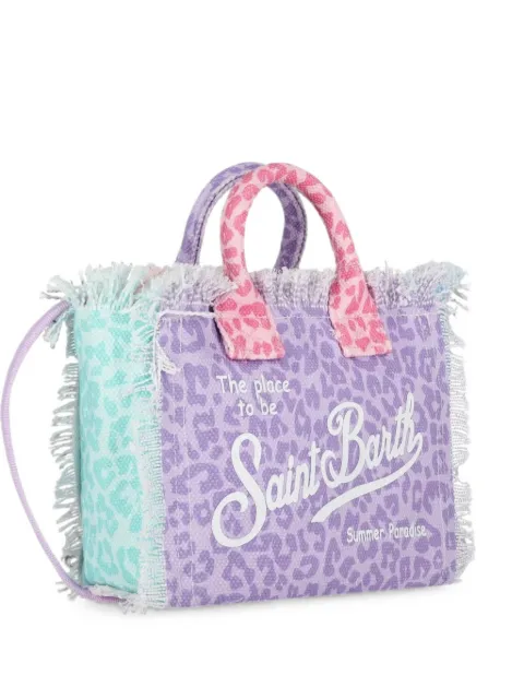 MC2 Saint Barth mini Vanity frayed tote bag