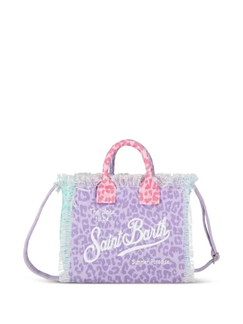 MC2 Saint Barth mini Vanity frayed tote bag