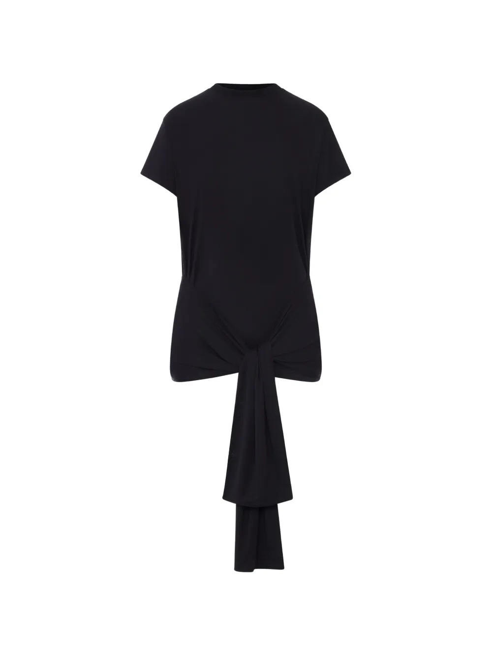 TOTEME belted draped T-shirt - Nero