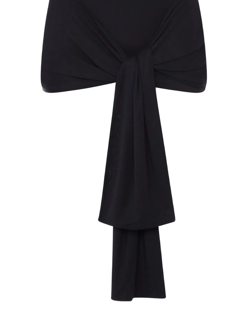 TOTEME Jersey top met gestrikte taille Zwart