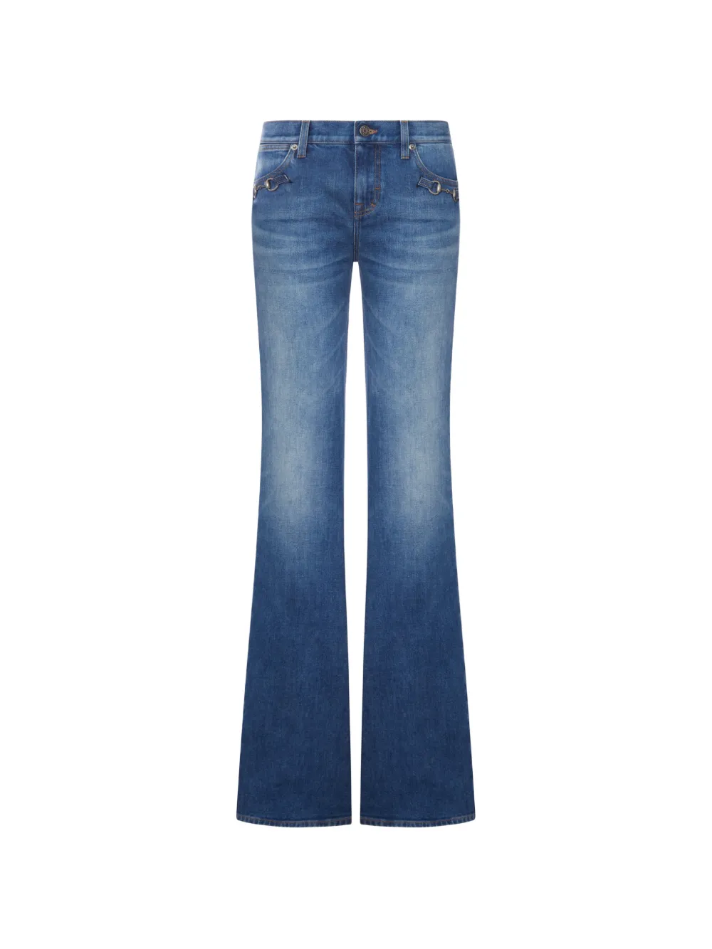 Gucci Horsebit flared jeans - Blau