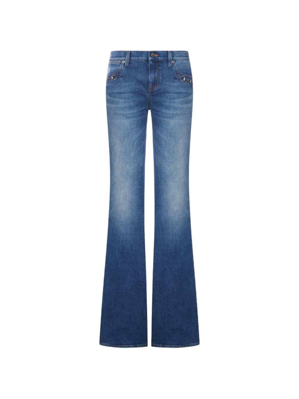 Gucci Horsebit flared jeans - Blau