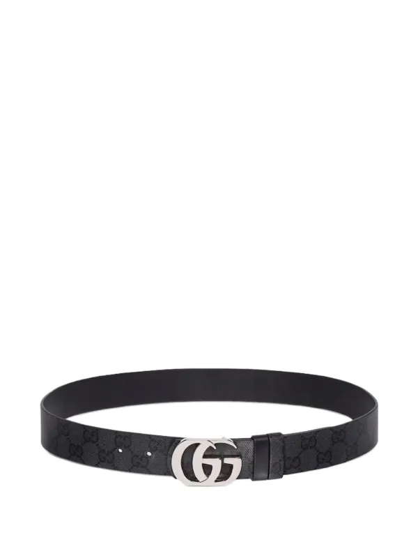 Gucci GGパターン ベルト Gucci ダブルGパターン ベルト | ブラック | FARFETCH JP
