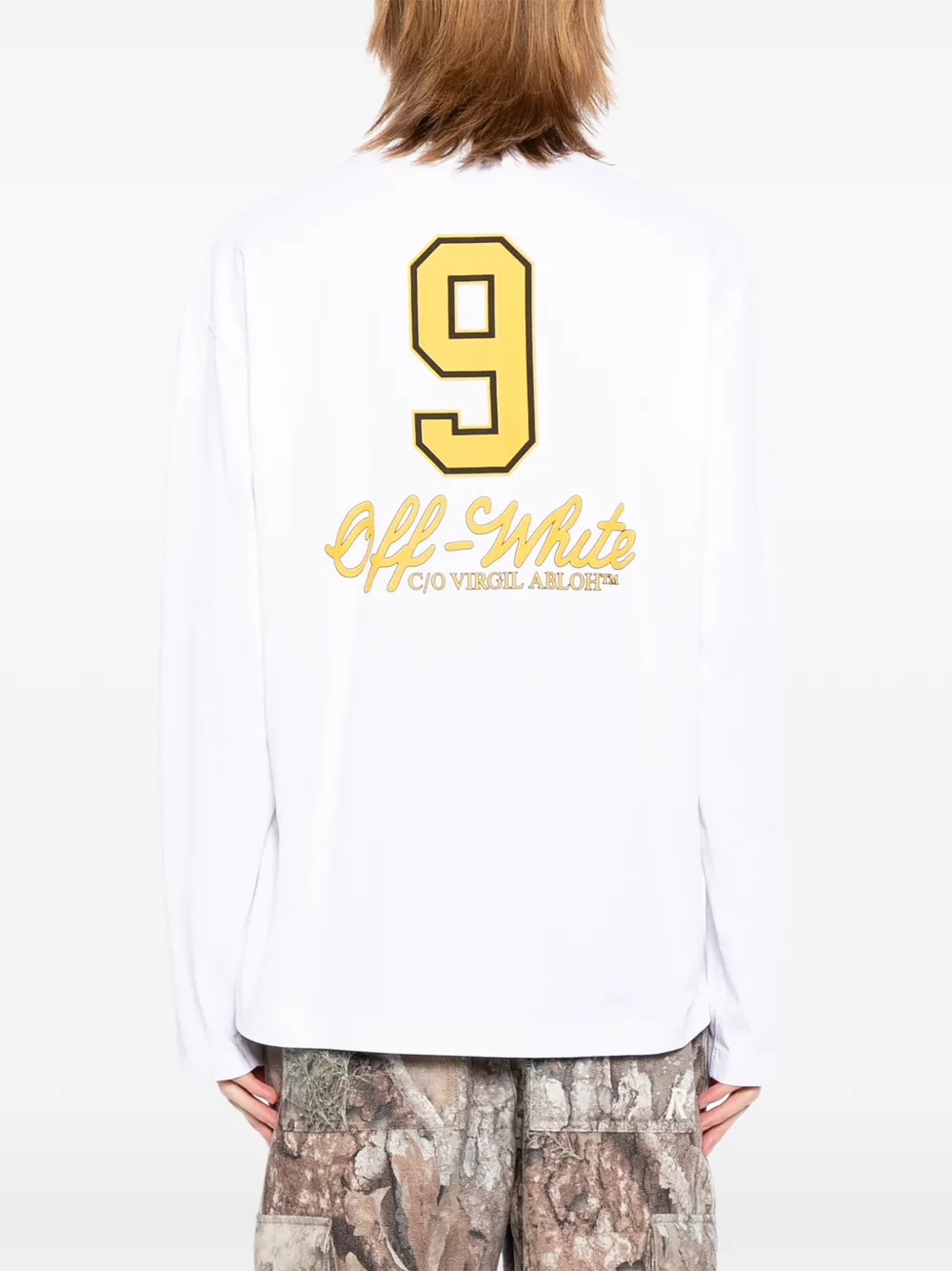 Off-White T-shirt met logoprint Wit