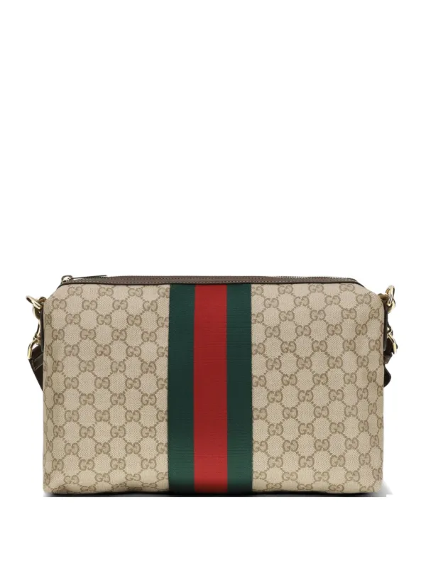 Gucci GGパターン ショルダーバッグ | ニュートラル | FARFETCH JP