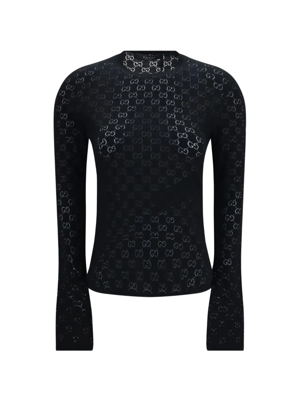 Gucci GG devoré top - Black
