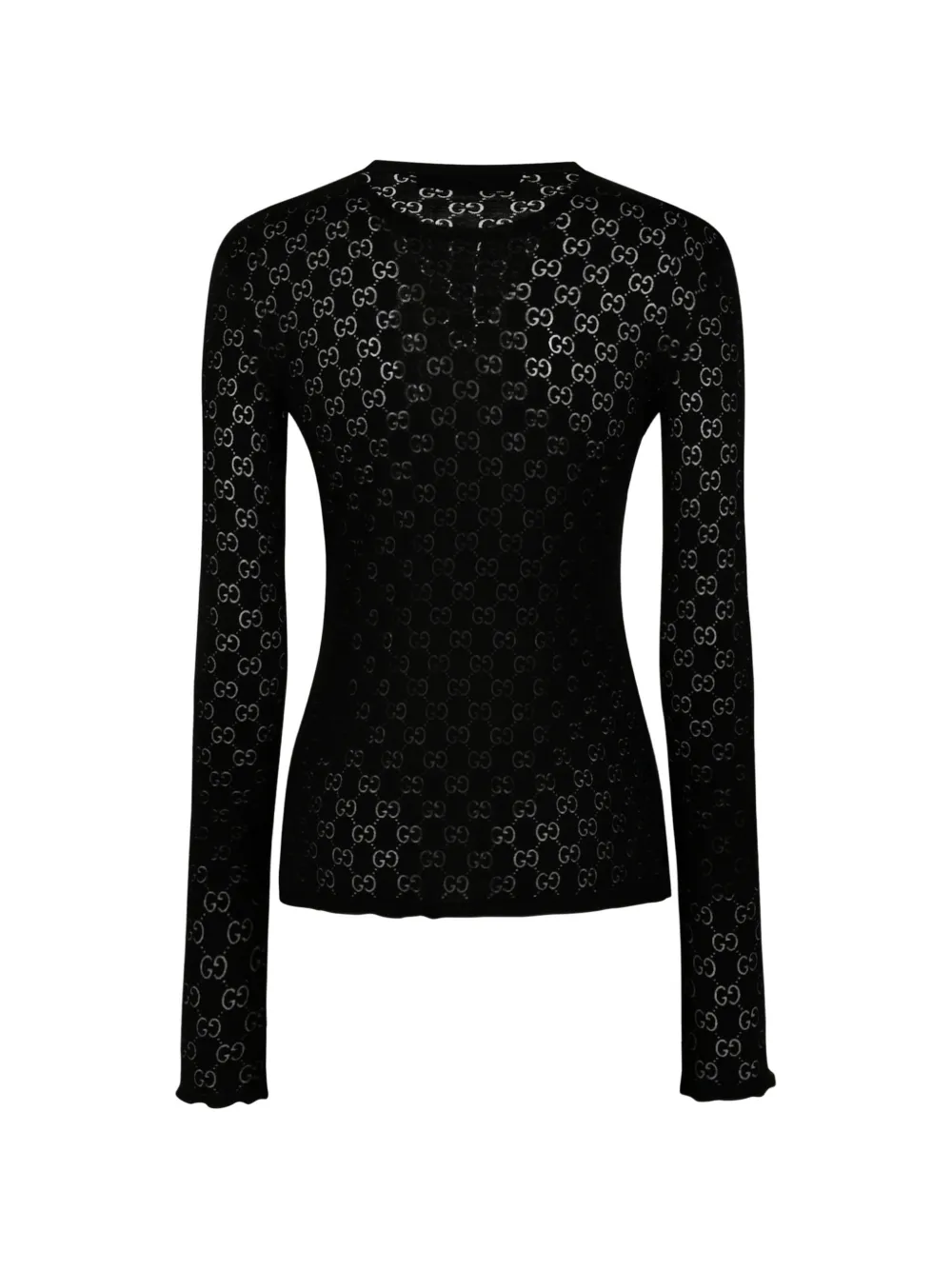 Gucci GG devoré top Zwart