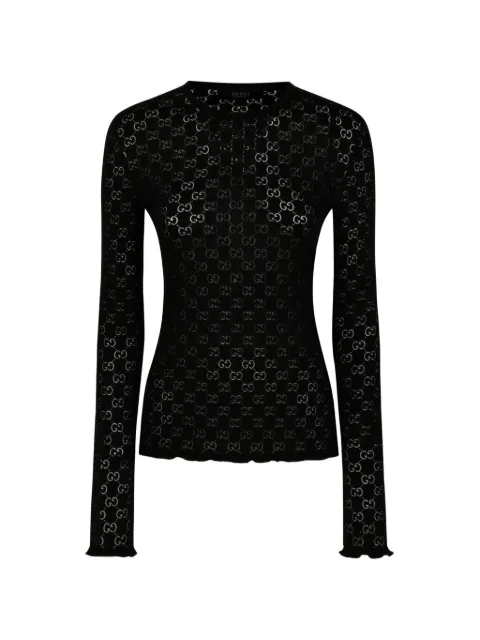 Gucci GG devoré-effect T-shirt