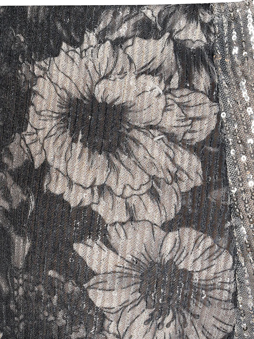 Maison Margiela Broek verfraaid met pailletten en patchwork Zilver