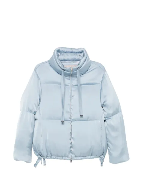Herno quilted high-neck zip-up jacket