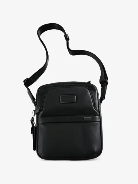 Tumi medium Alpha logo-plaque cross body bag