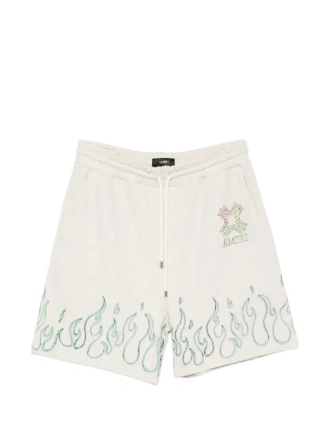 AMIRI MA Quad flames sweatshorts