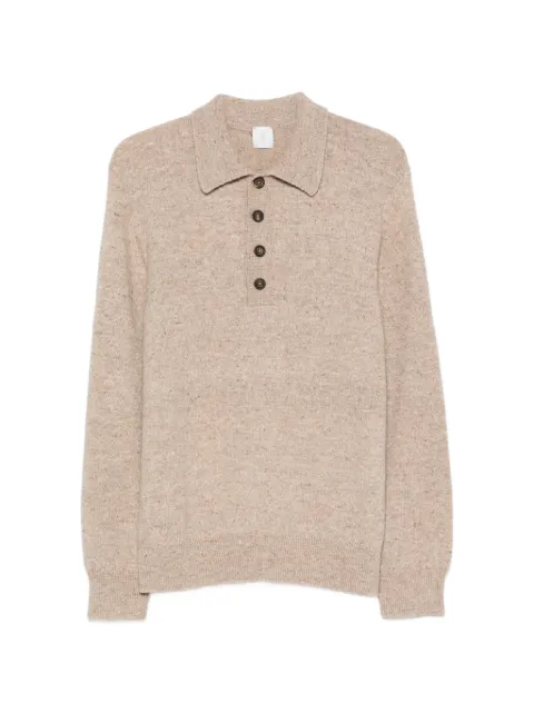 Eleventy pull façon polo chiné