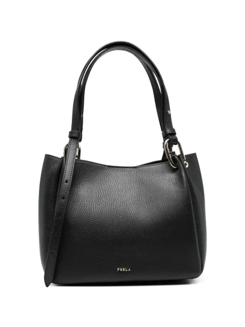 Furla grained leather shoulder bag