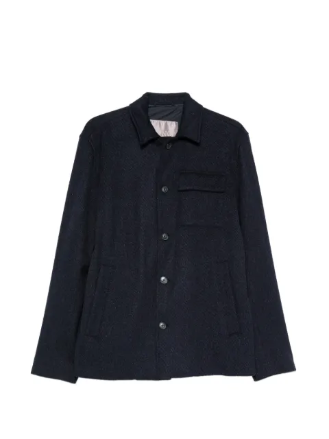 Herno chest flap-pocket button-up jacket
