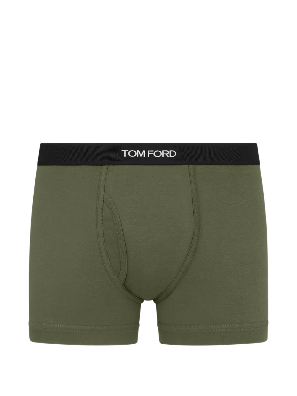TOM FORD logo-waistband boxer briefs - Verde