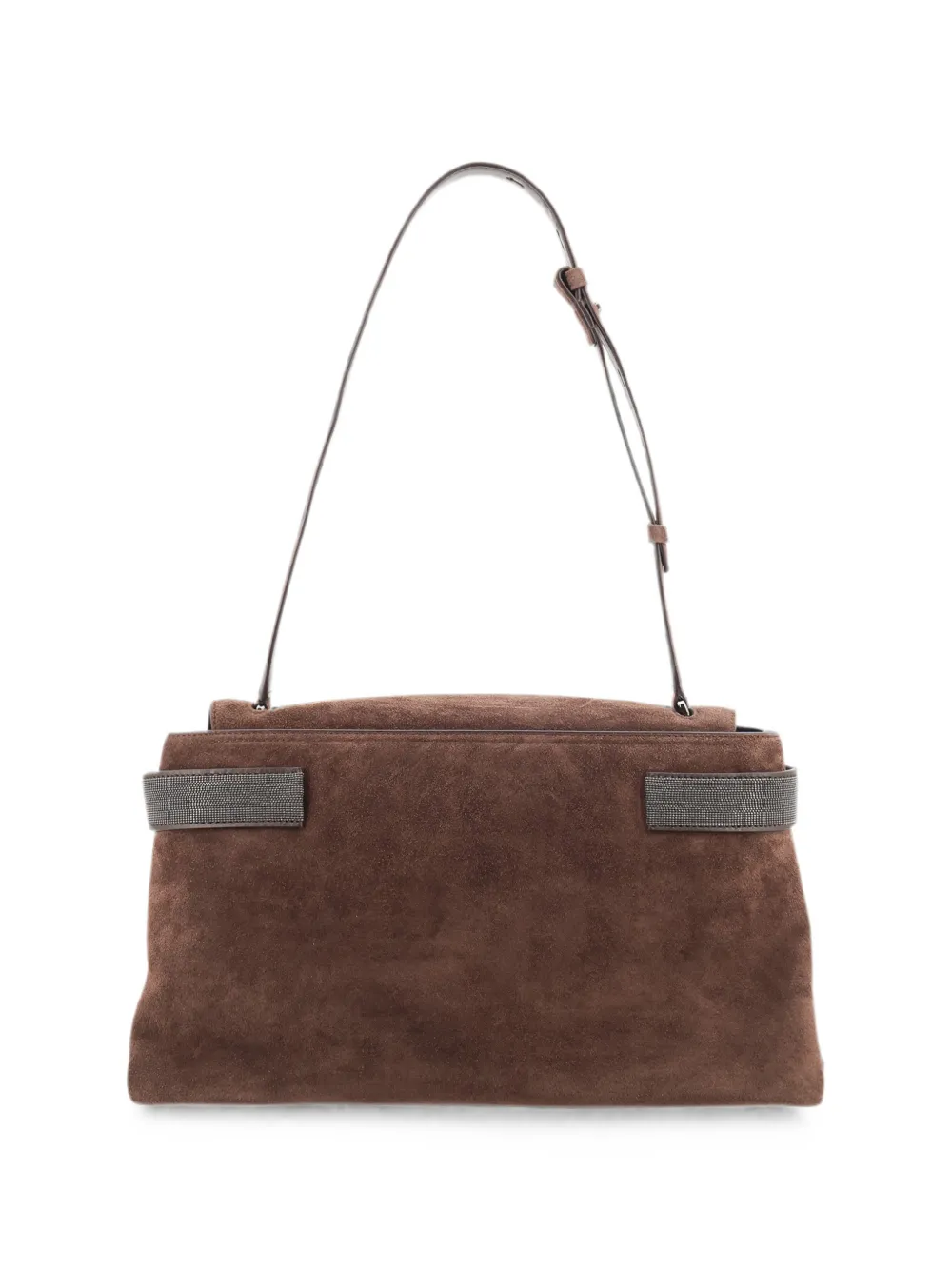 Brunello Cucinelli Leren bucket-tas Bruin