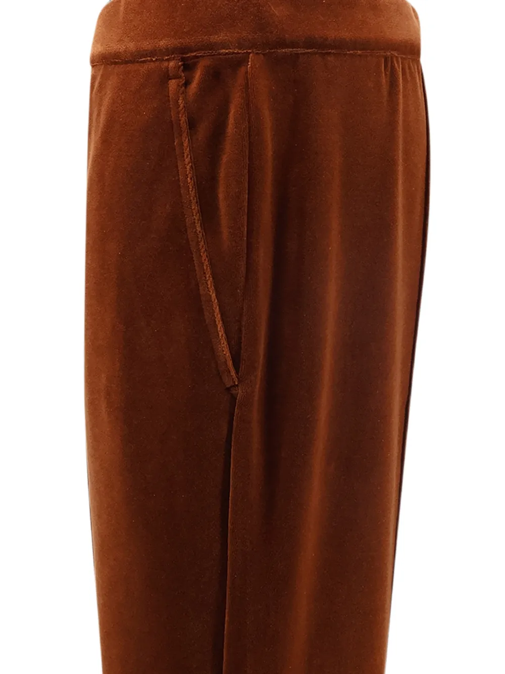TOM FORD Trainingsbroek met fluwelen-effect Bruin