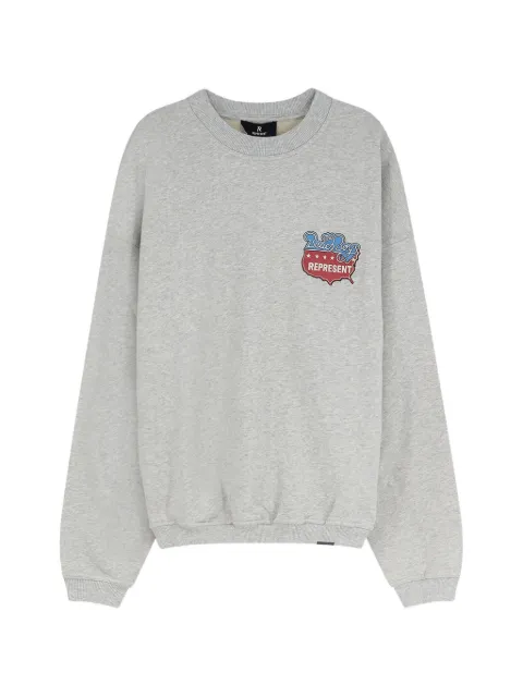 Represent graphic-print cotton sweatshirt