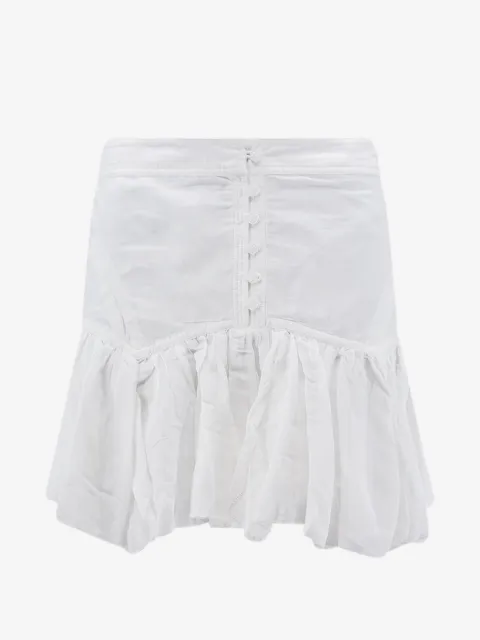 MARANT ÉTOILE Daneen button-embellished ruffled mini skirt
