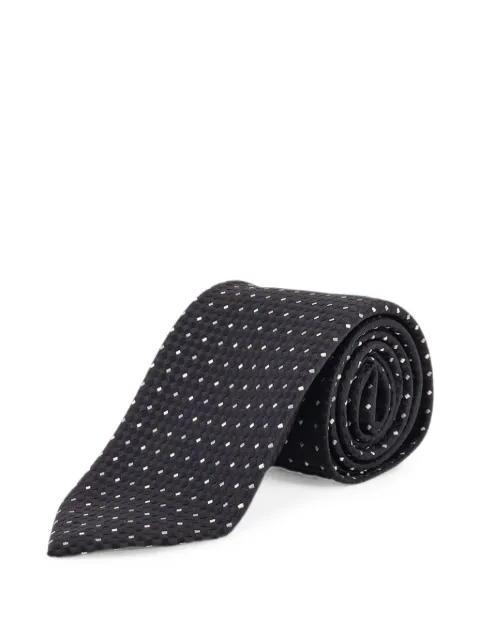 TOM FORD micro-dot jacquard tie