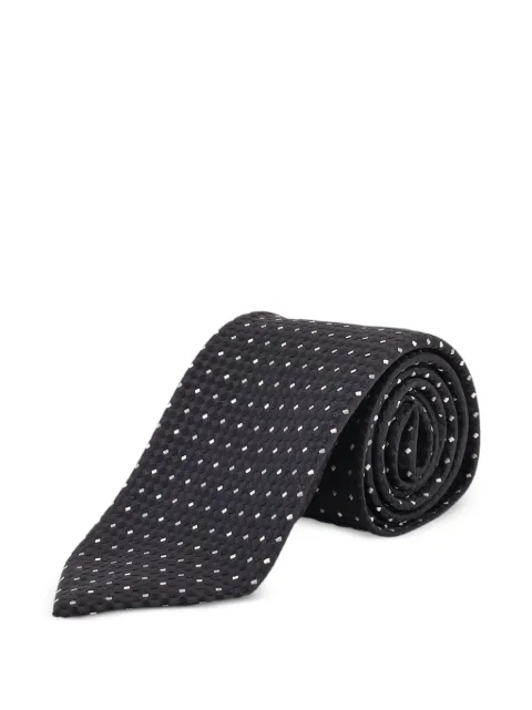 TOM FORD micro-dot jacquard tie