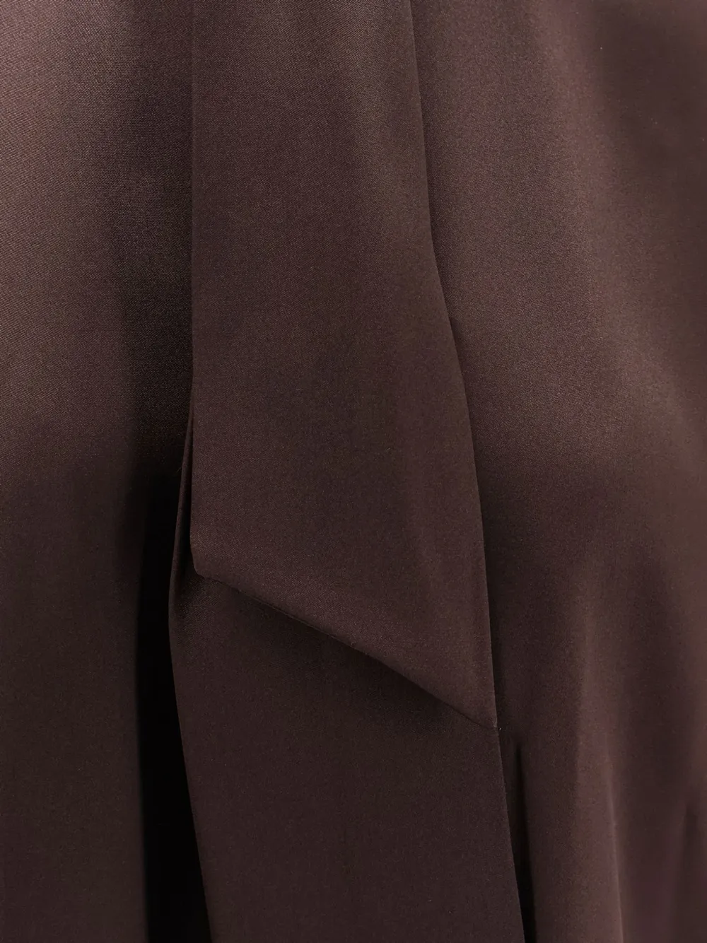 Brunello Cucinelli Shirt met sjaaldetail Bruin