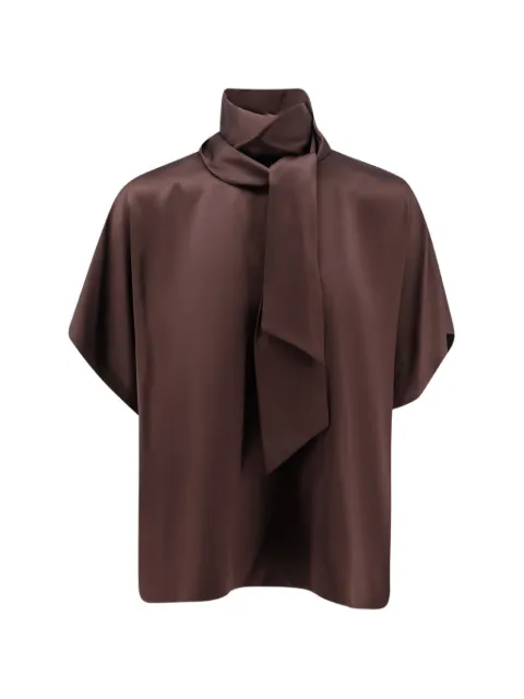 Brunello Cucinelli scarf-detail blouse